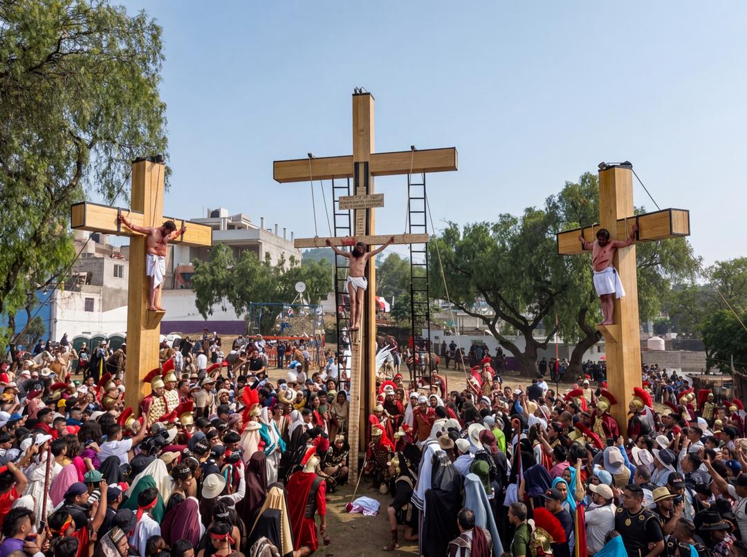 Viacrucis en Iztapalapa escena principal