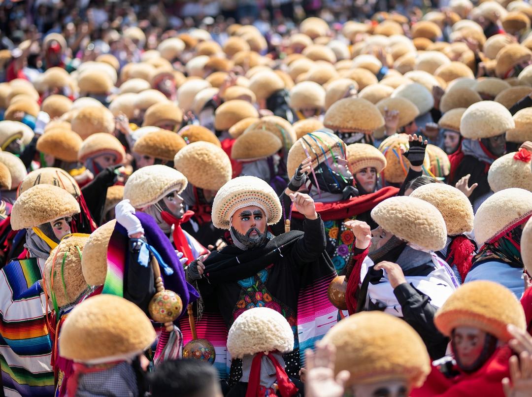 Fiesta Grande en Chiapas, colorida procesión tradicional